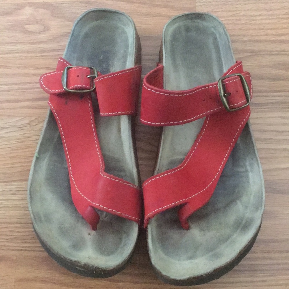 Red Sandals